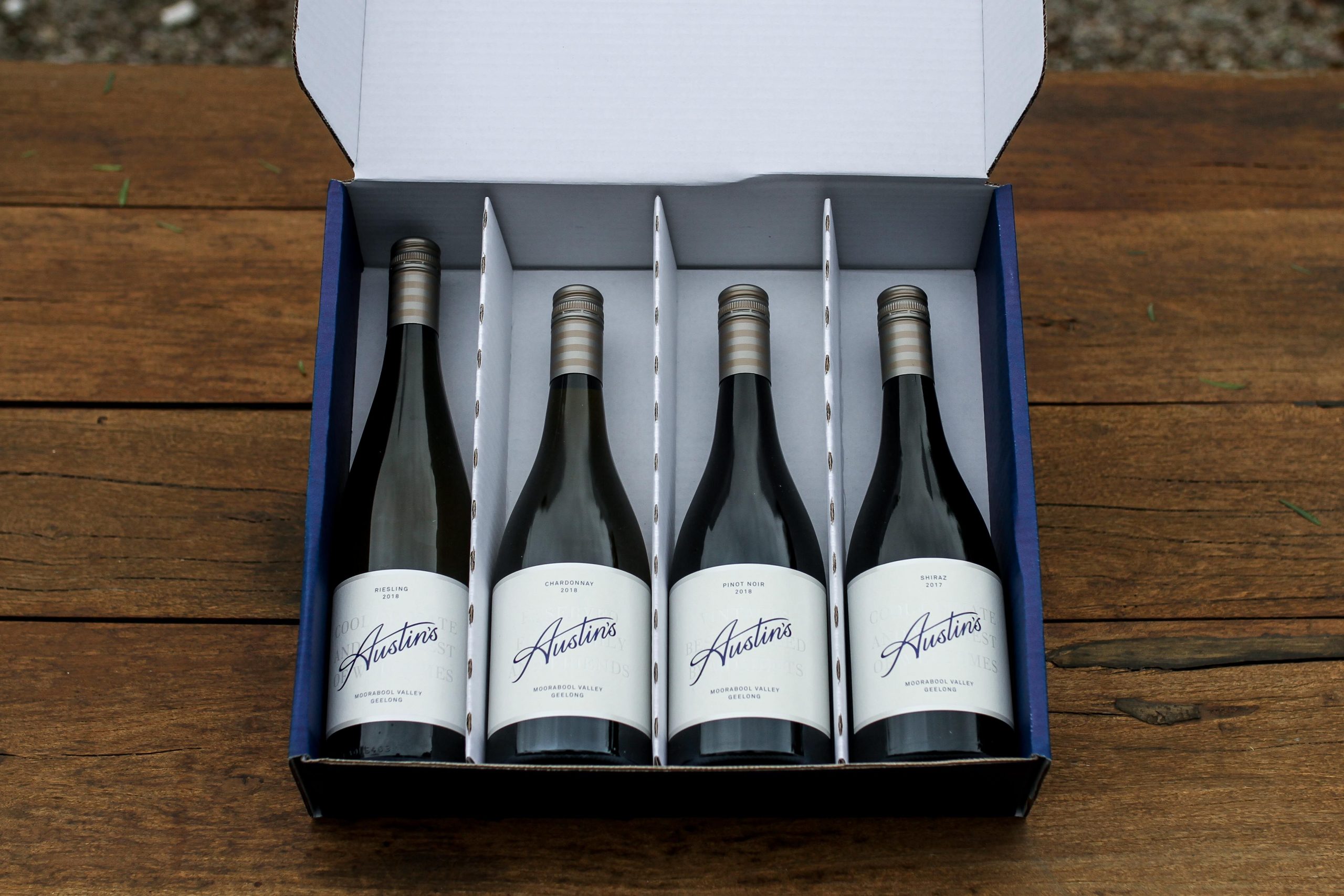 Wine tasting at home Austin's tasting pack Premium wine pack