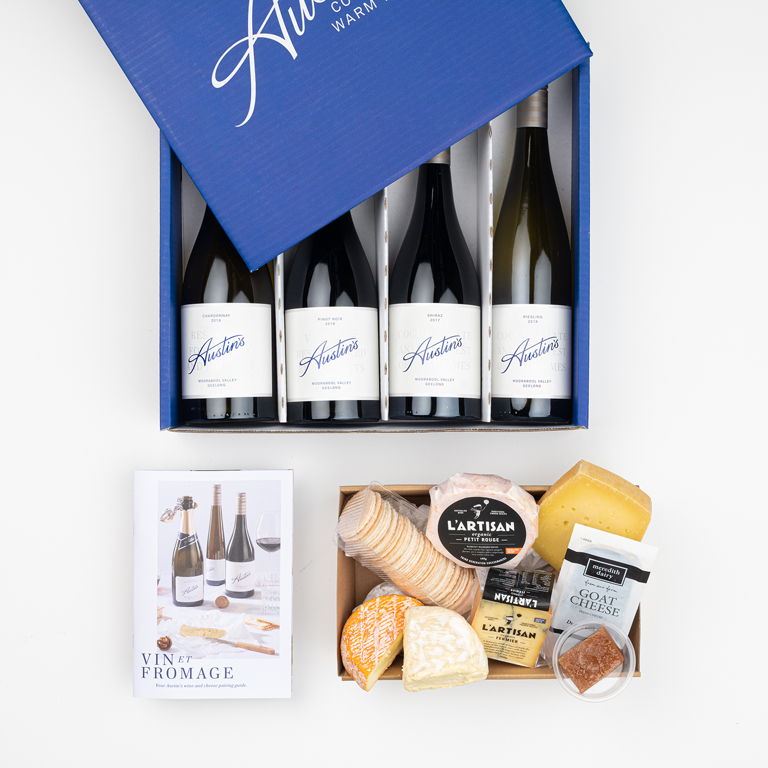 Wine and Cheese Packs delivered to Melbourne and Geelong